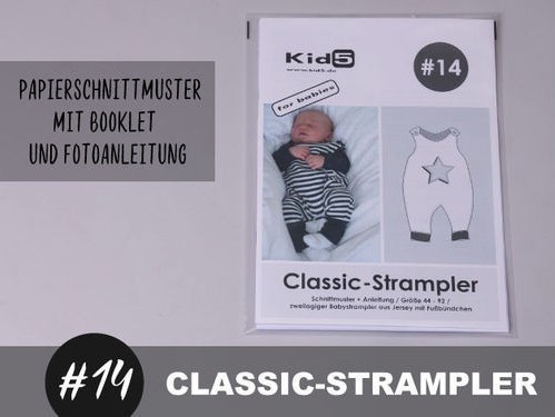 Papierschnitt Classic Strampler Kid5