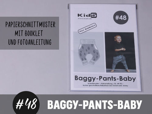 Papierschnitt Baggy-Pants-Baby